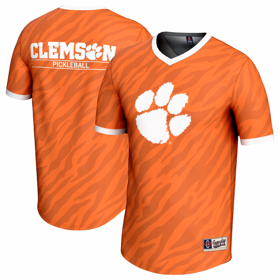 Unisex GameDay Greats  Orange Clemson Tigers Lightweight Pickleball Jersey - Puhuasuan