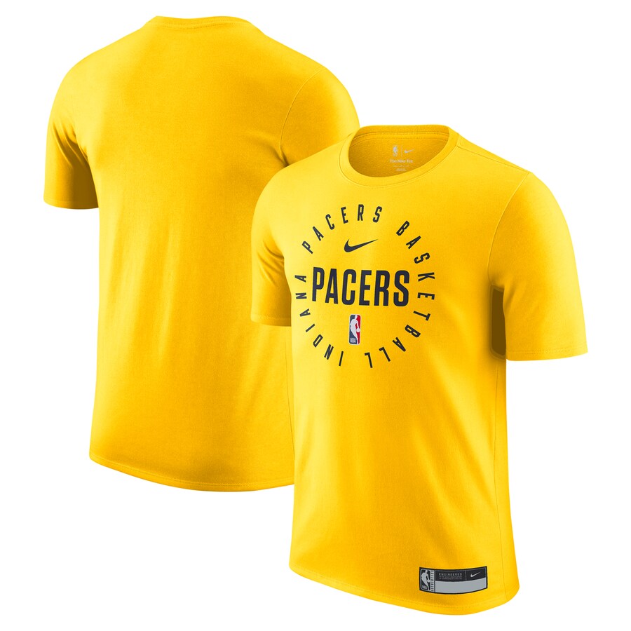 Men's Indiana Pacers Nike Gold 2024/25 Legend On-Court Practice Performance T-Shirt - Puhuasuan