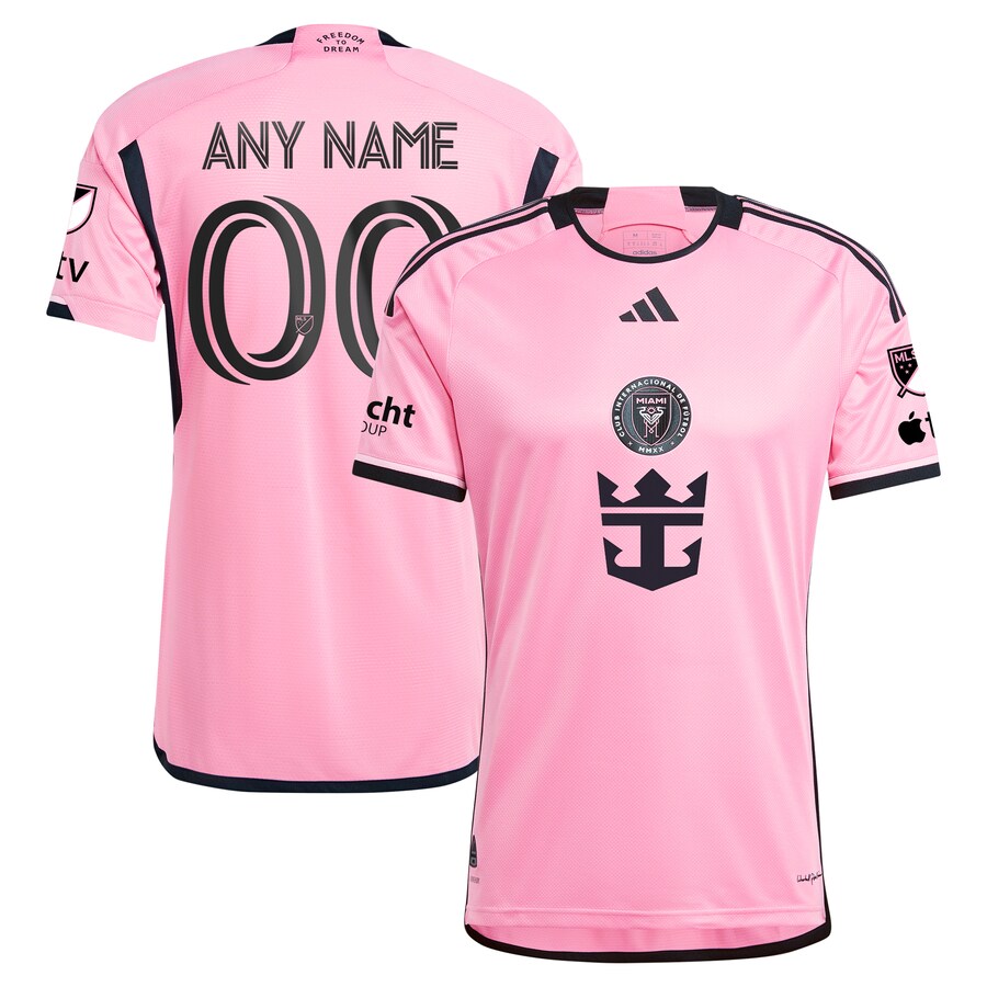 Men's Inter Miami CF  adidas Pink 2024 2getherness Authentic Custom Jersey - Puhuasuan