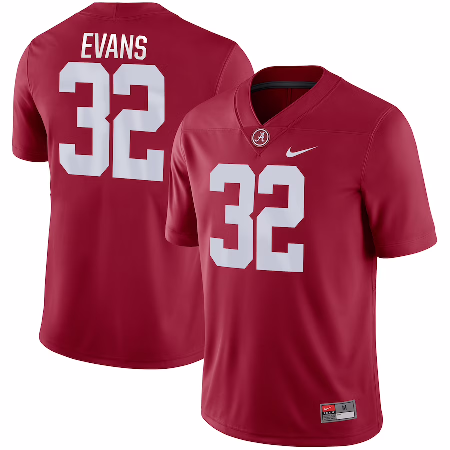 Rashaan Evans Alabama Crimson Tide Nike Game Jersey - Crimson - Puhuasuan