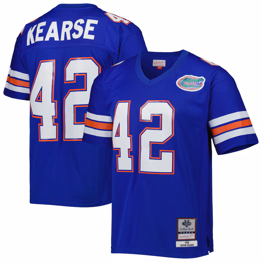 Men's Mitchell & Ness Jevon Kearse Royal Florida Gators 1996 Legacy Jersey - Puhuasuan