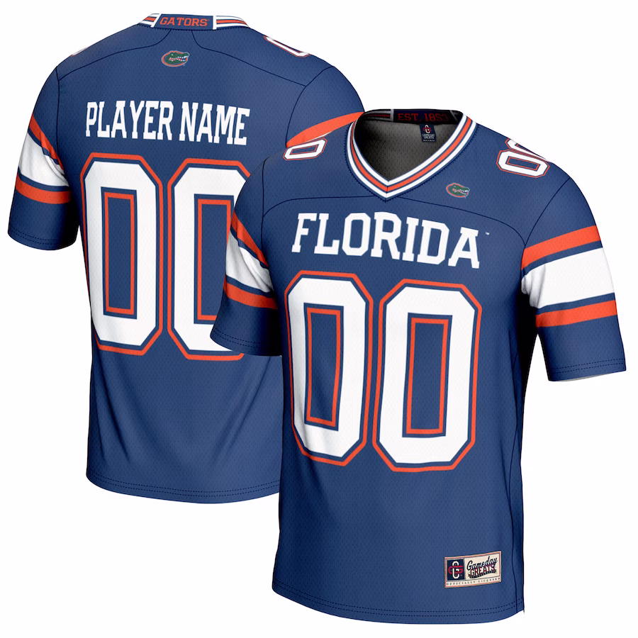 Florida Gators GameDay Greats NIL Pick-A-Player Football Jersey - Royal - Puhuasuan