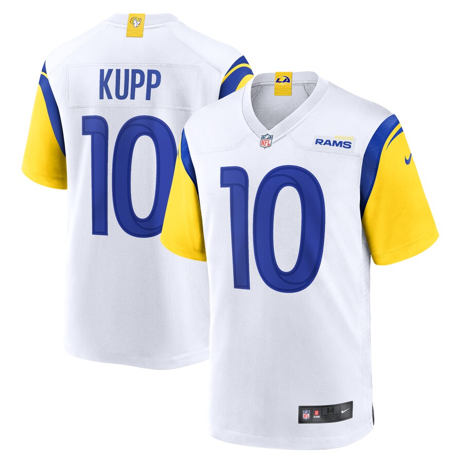 Men's Los Angeles Rams Cooper Kupp Nike White Alternate Player Game Jersey - Puhuasuan
