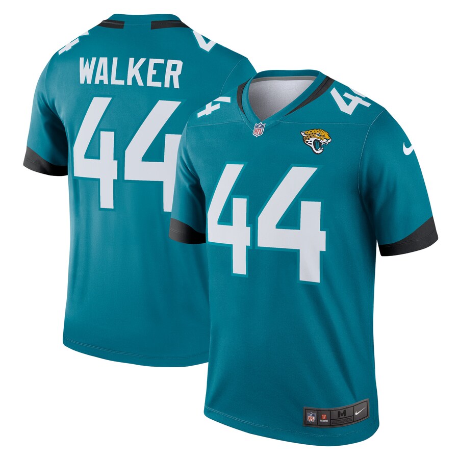 Men's Jacksonville Jaguars Travon Walker Nike Teal Legend Jersey - Puhuasuan