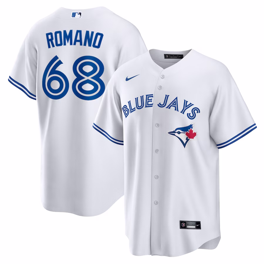 Men's Toronto Blue Jays Jordan Romano Nike White Replica Player Jersey - Puhuasuan