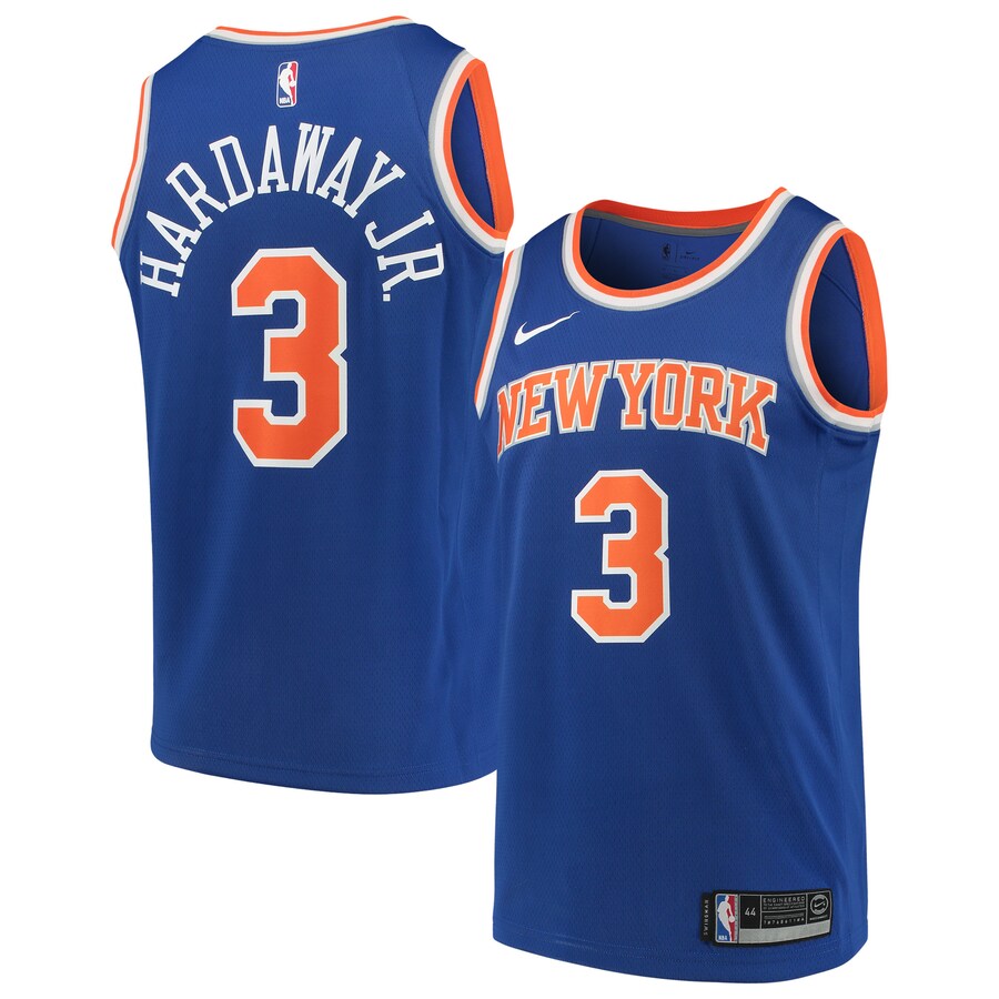Youth New York Knicks Tim Hardaway Jr. Nike Blue Swingman Jersey - Icon Edition - Puhuasuan
