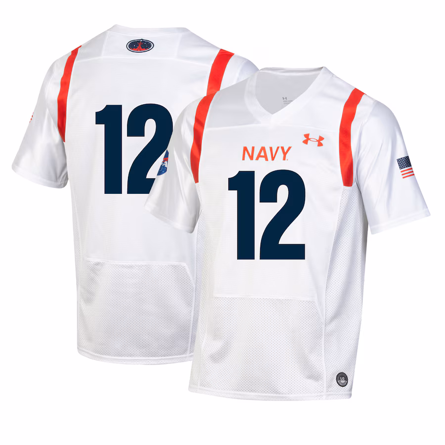 Youth Under Armour White Navy Midshipmen 2022 Special Games Replica Jersey - Puhuasuan