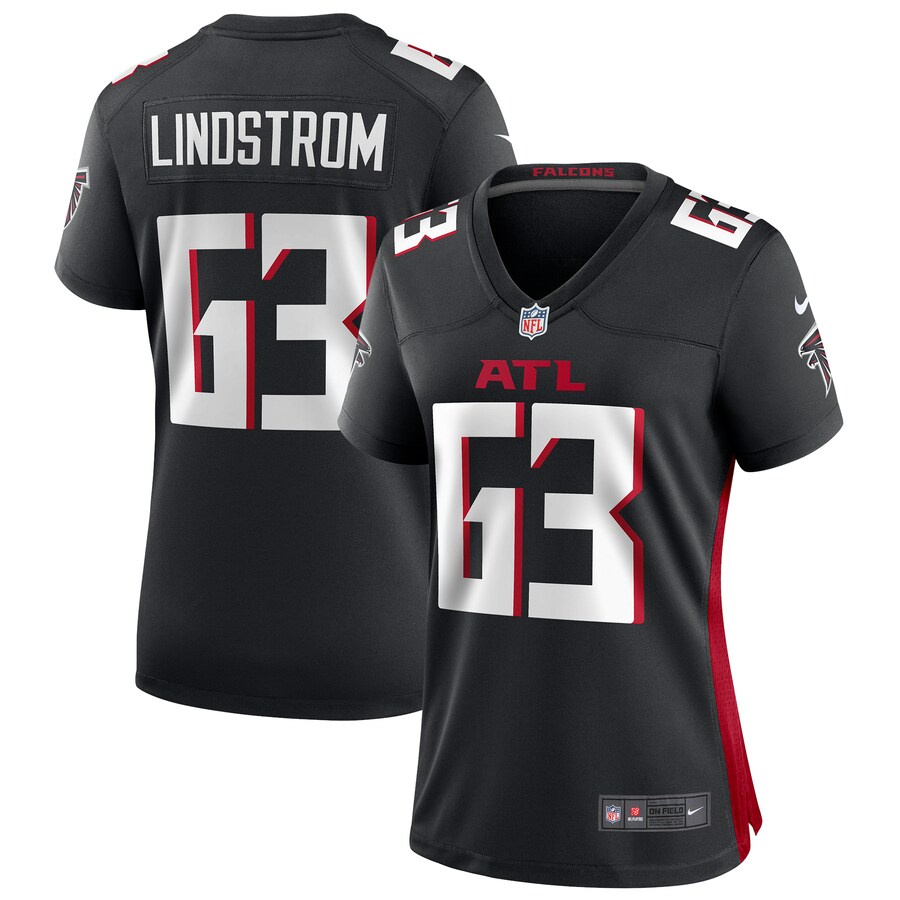 Women's Atlanta Falcons Chris Lindstrom Nike Black Game Jersey - Puhuasuan