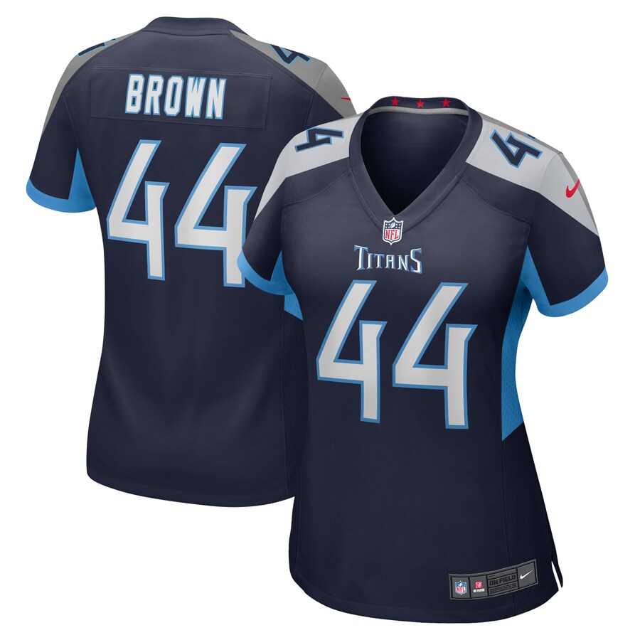Women's Tennessee Titans Mike Brown Nike  Navy  Game Jersey - Puhuasuan