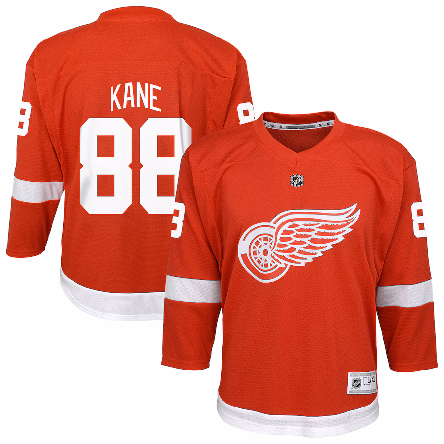 Youth Detroit Red Wings Patrick Kane Outerstuff Red Alternate Replica Player Jersey - Puhuasuan