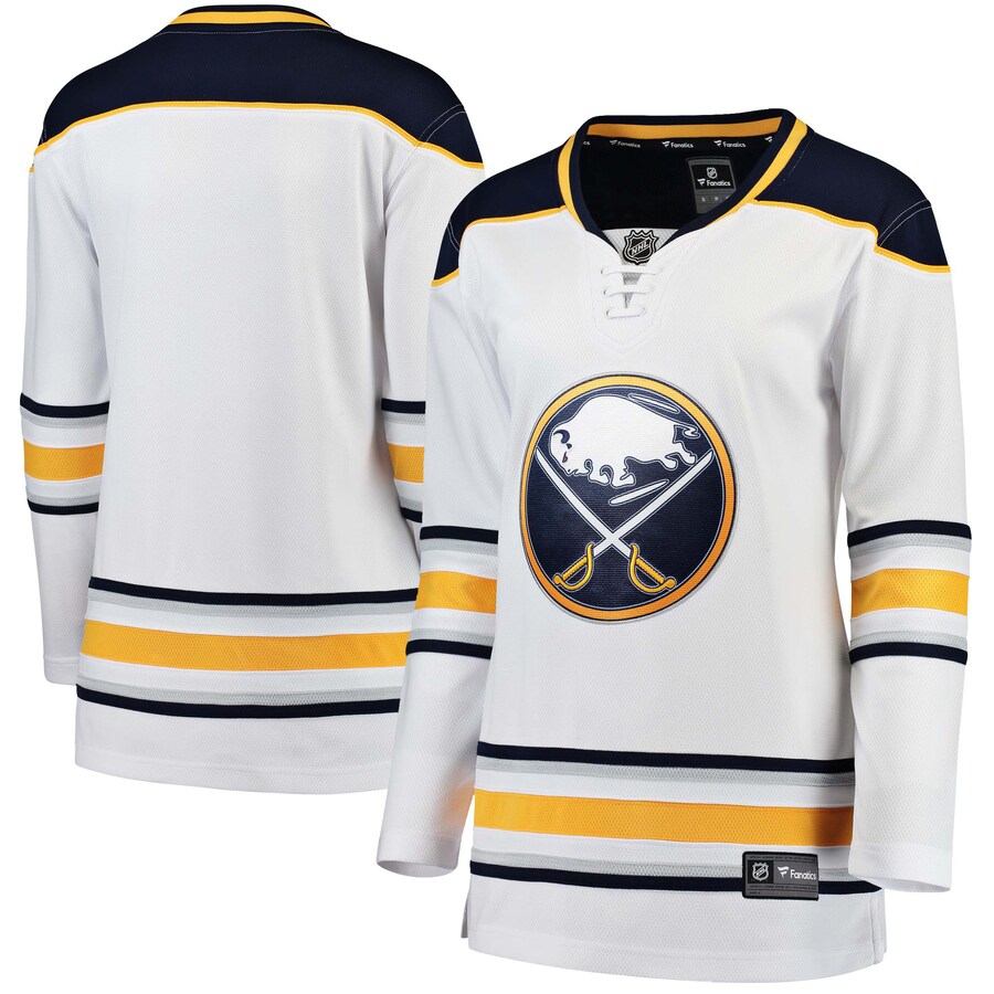 Women's Buffalo Sabres Fanatics Branded White Away Breakaway Jersey - Puhuasuan