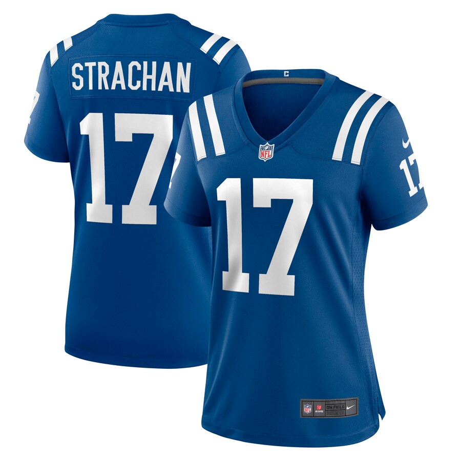 Women's Indianapolis Colts Mike Strachan Nike Royal Game Jersey - Puhuasuan