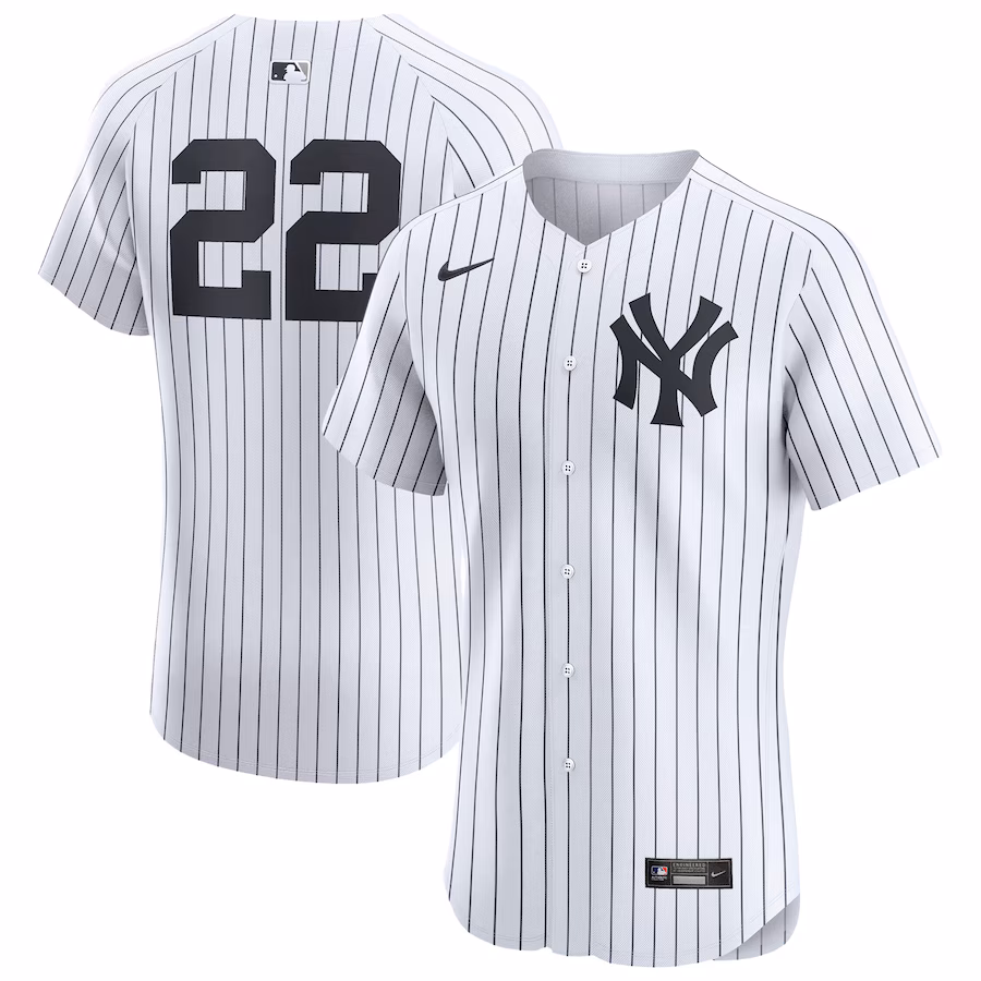 Men's New York Yankees Juan Soto Nike White Home  Elite Player Jersey - Puhuasuan