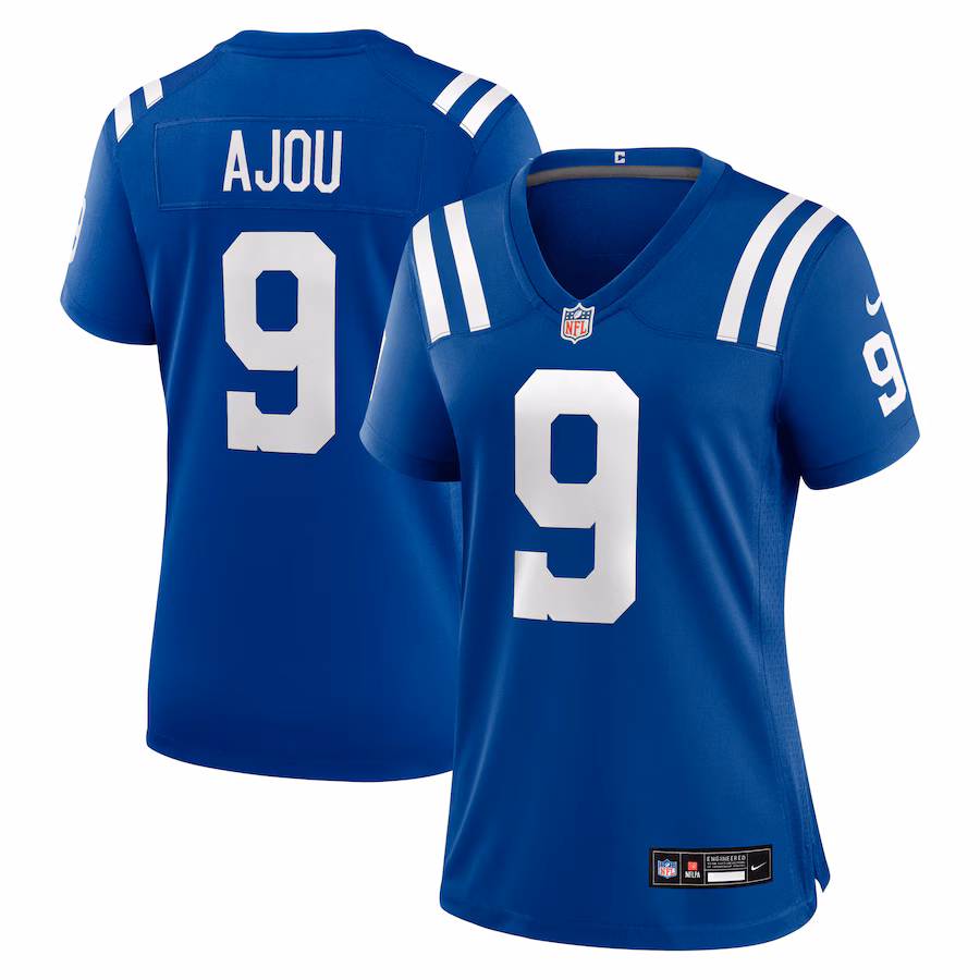 Women's Indianapolis Colts Ajou Ajou Nike Royal Team Game Jersey - Puhuasuan