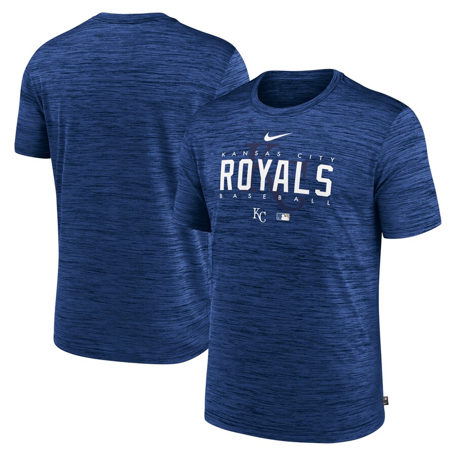 Men's Kansas City Royals Nike Royal Authentic Collection Velocity Performance Practice T-Shirt - Puhuasuan