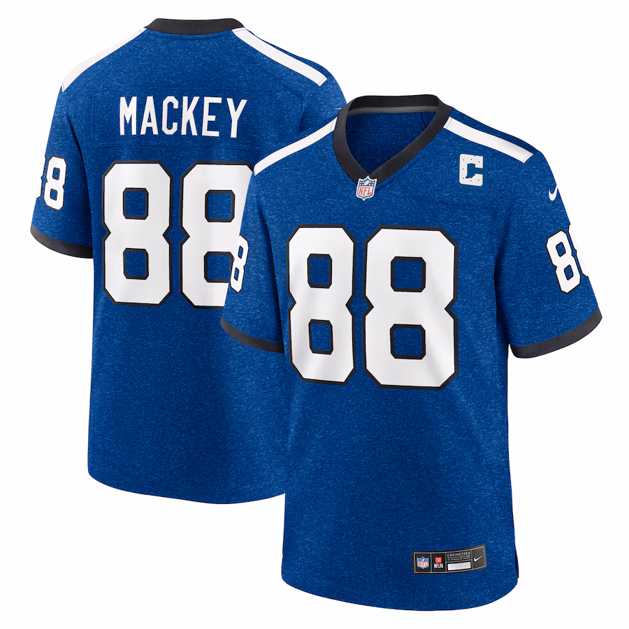 Men's Indianapolis Colts John Mackey Nike Royal Indiana Nights Alternate Game Jersey - Puhuasuan