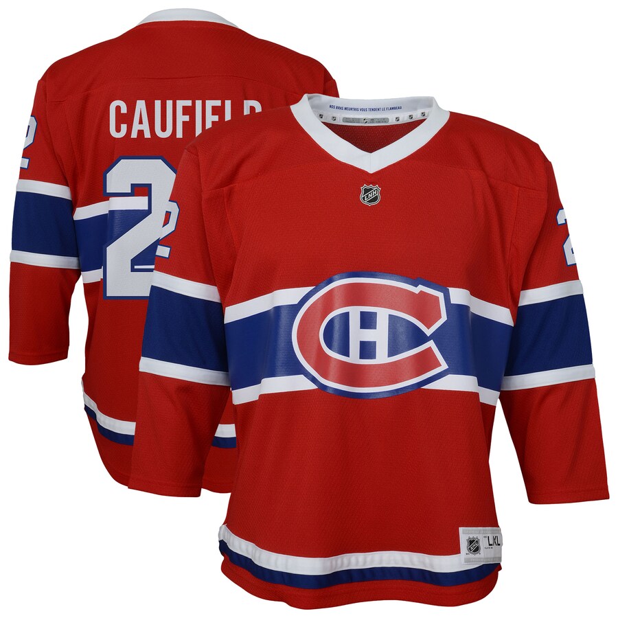 Youth Montreal Canadiens Cole Caufield Red Home Replica Player Jersey - Puhuasuan