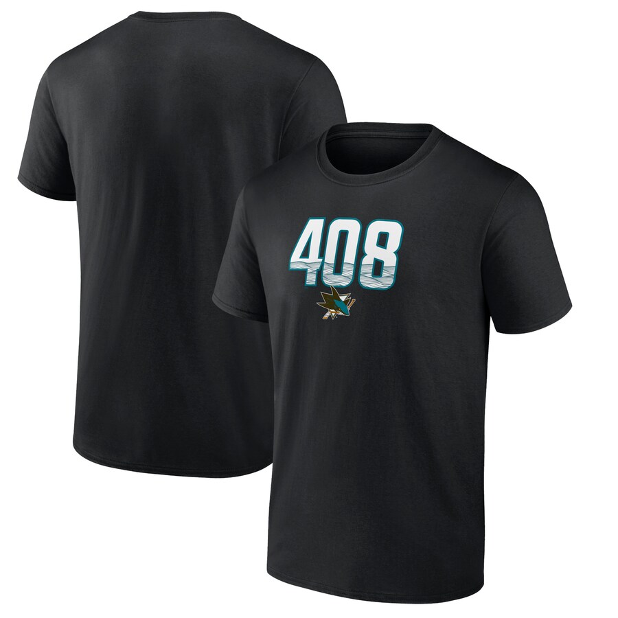 Men's San Jose Sharks Black Native T-Shirt - Puhuasuan