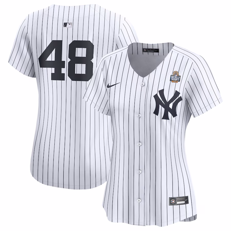 Women's New York Yankees Anthony Rizzo Nike White 2024 World Series Limited Player Jersey - Puhuasuan