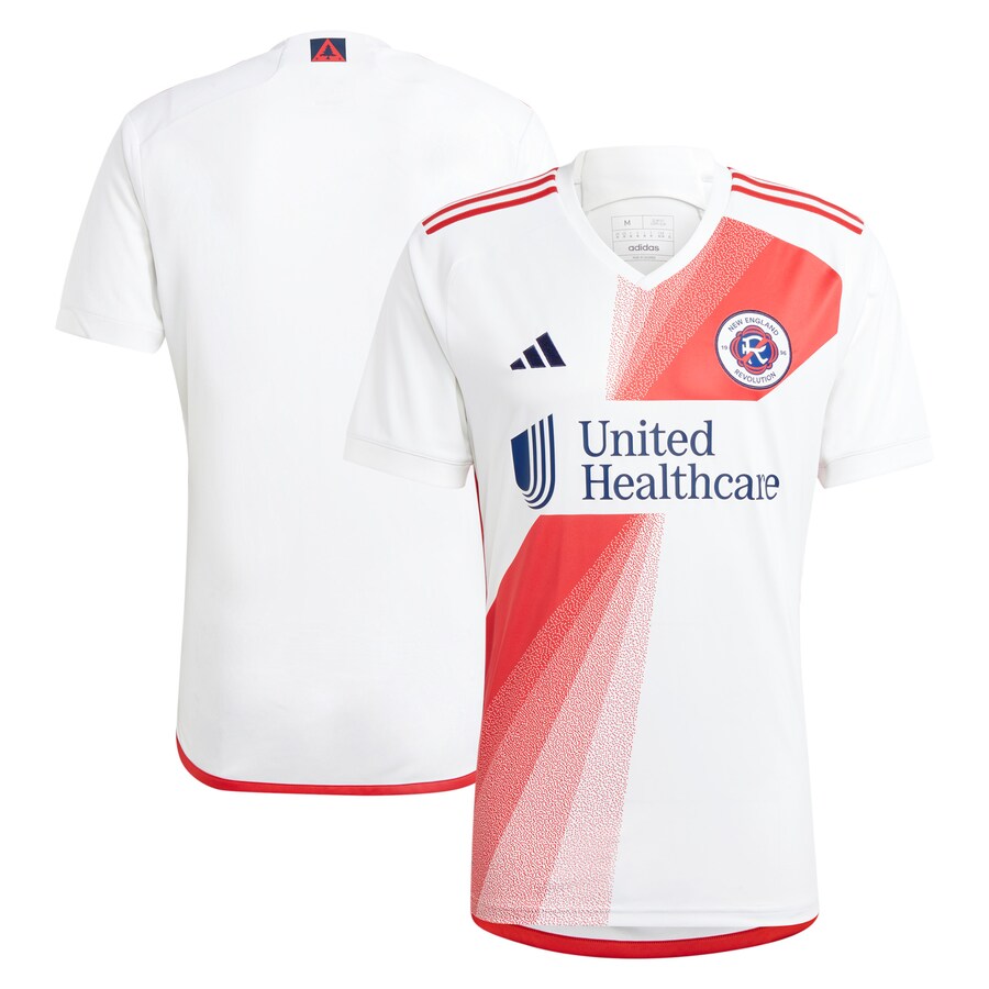 Men's New England Revolution adidas White 2023 Defiance Replica Jersey - Puhuasuan
