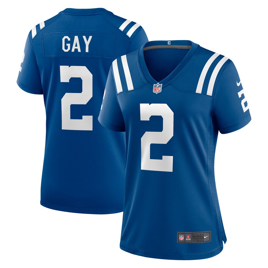 Women's Indianapolis Colts Matt Gay Nike Royal Game Player Jersey - Puhuasuan