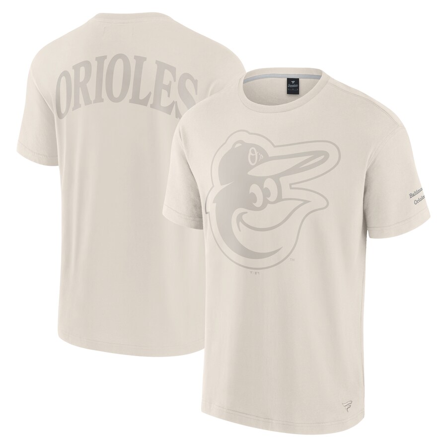 Men's Baltimore Orioles Fanatics Cream Elements Iconic T-Shirt - Puhuasuan