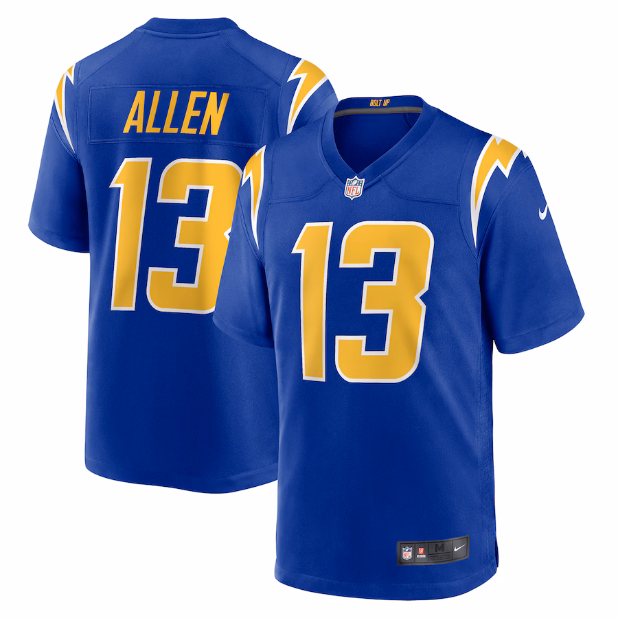 Men's Los Angeles Chargers Keenan Allen Nike Royal Game Jersey - Puhuasuan