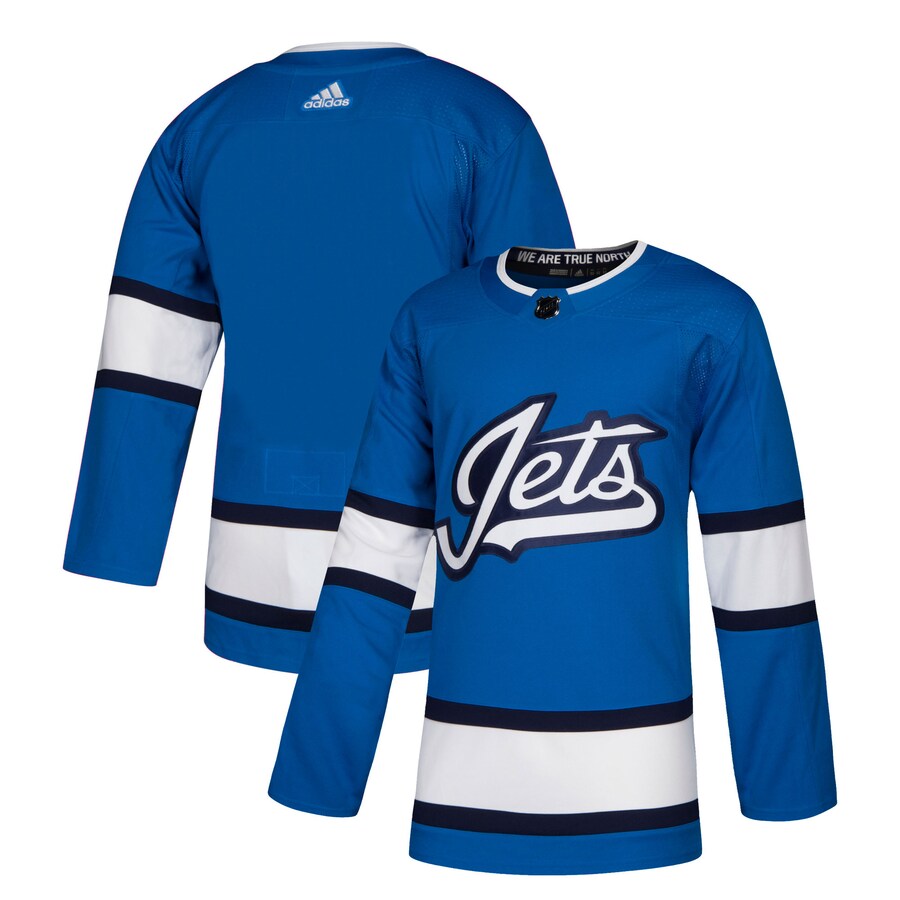 Men's Winnipeg Jets adidas Blue Alternate Authentic Jersey - Puhuasuan