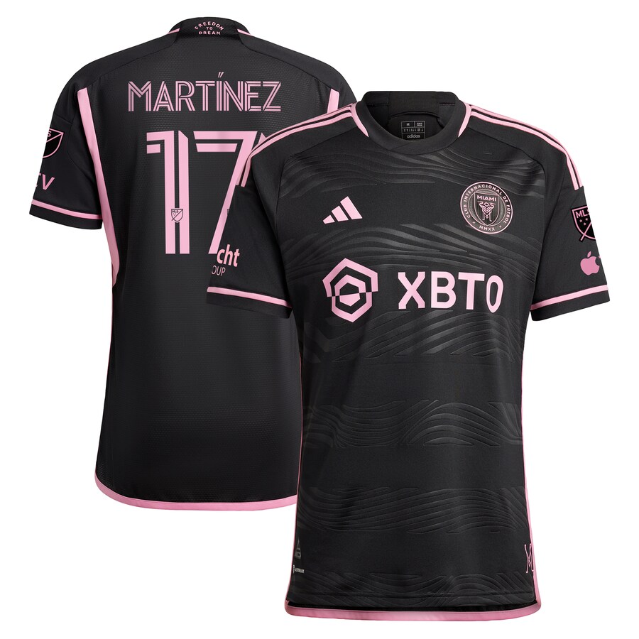 Men's Inter Miami CF Josef Martinez adidas Black 2023 La Noche Authentic Player Jersey - Puhuasuan