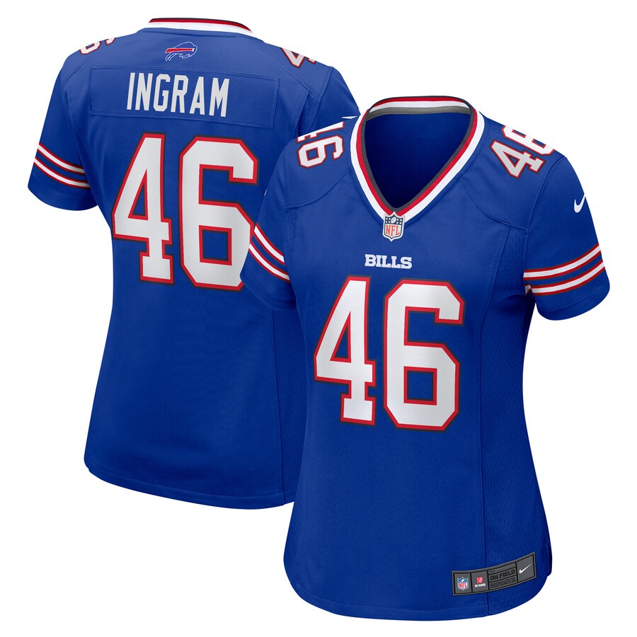 Women's Buffalo Bills Ja'Marcus Ingram Nike Royal Player Game Jersey - Puhuasuan