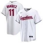 Men's Cleveland Guardians José Ramírez Nike White Replica Player Jersey - Puhuasuan