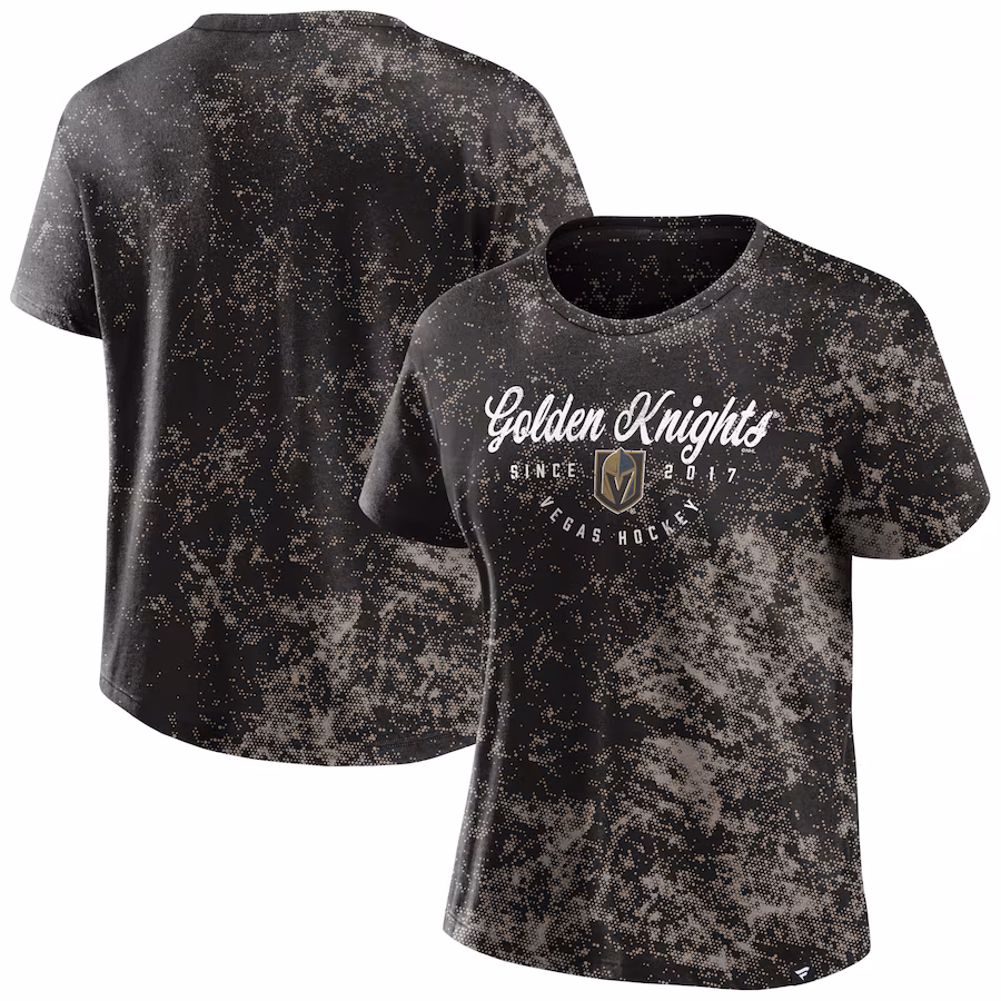 Women's Vegas Golden Knights Fanatics Black Breakaway T-Shirt - Puhuasuan