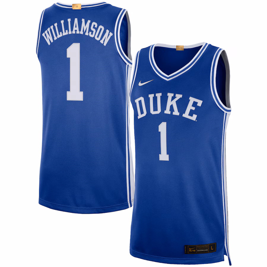 Men's Nike Zion Williamson Royal Duke Blue Devils Alumni Player Limited Basketball Jersey - Puhuasuan