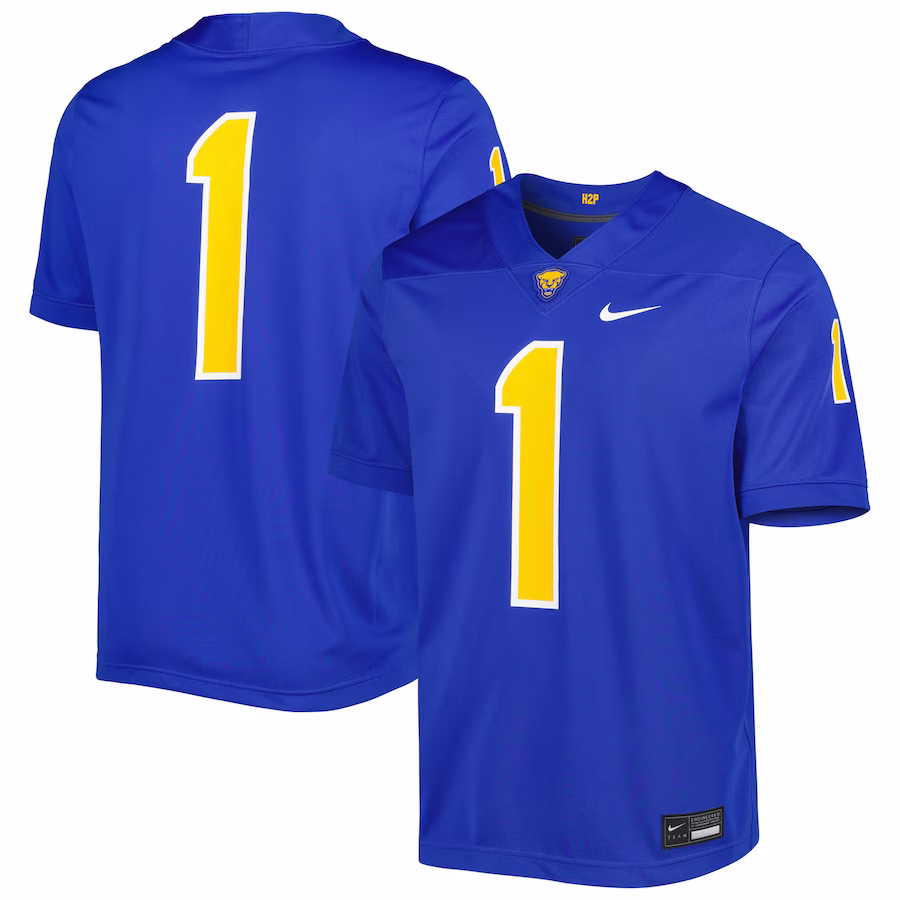 #1 Pitt Panthers Nike Untouchable Football Jersey - Royal - Puhuasuan