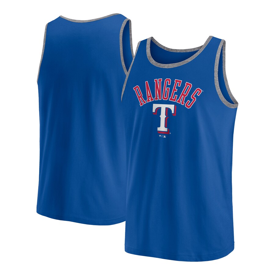 Men's Texas Rangers Fanatics Royal Bet Tank Top - Puhuasuan