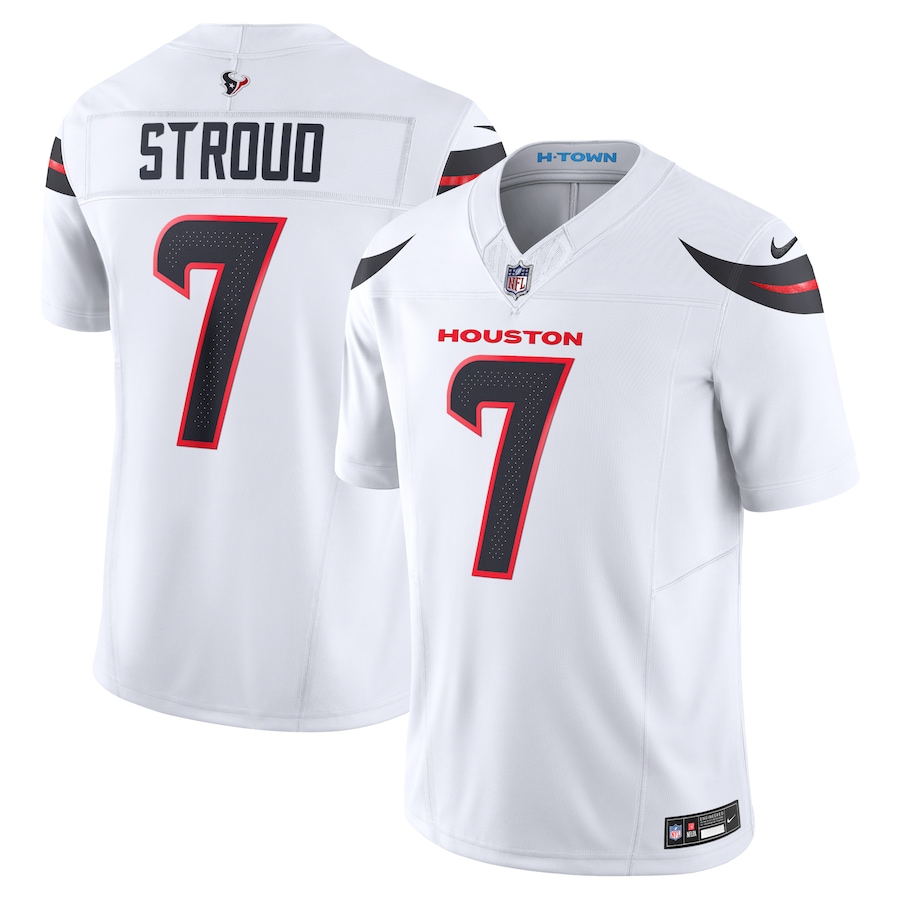 Men's Houston Texans C.J. Stroud Nike White Vapor F.U.S.E. Limited Jersey - Puhuasuan