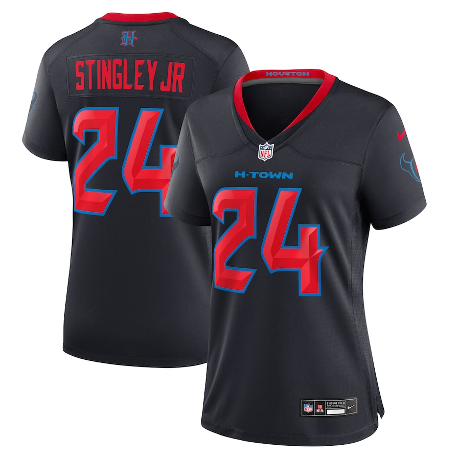 Women's Houston Texans Derek Stingley Jr. Nike Navy Alternate Game Jersey - Puhuasuan