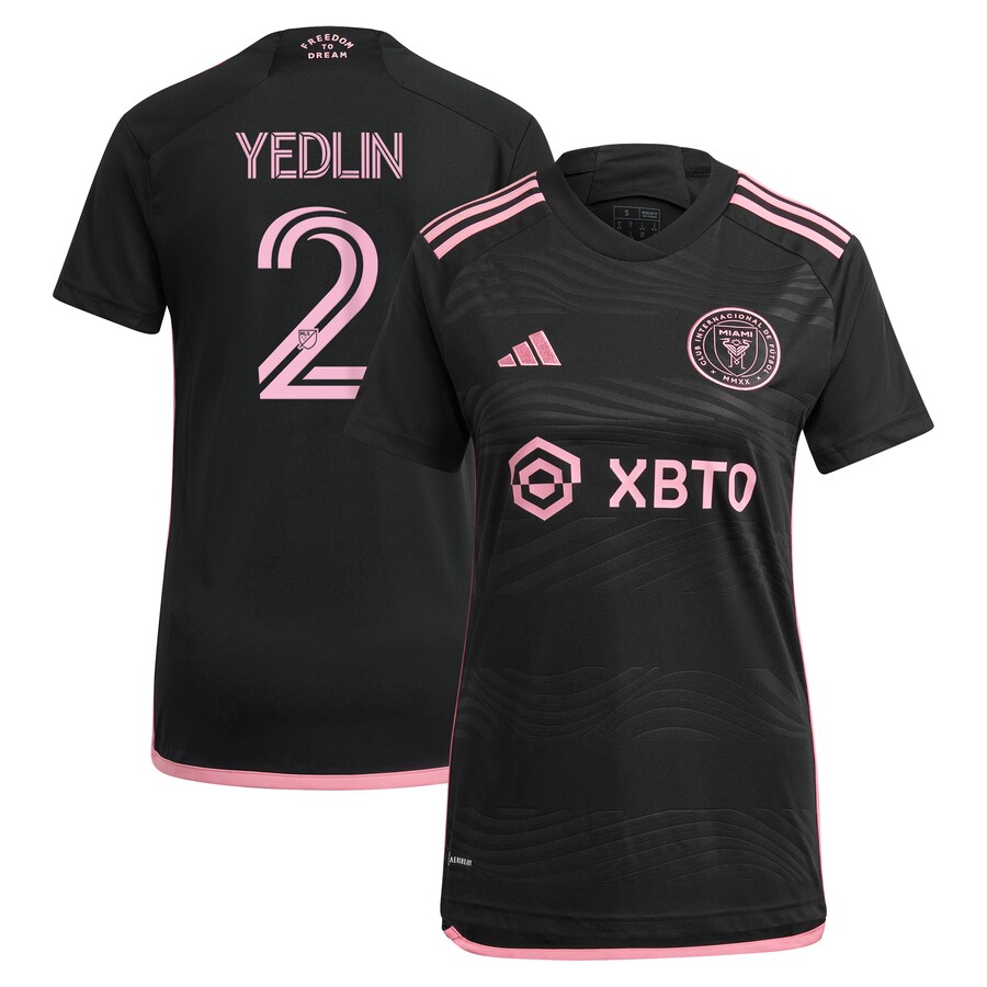 Women's Inter Miami CF DeAndre Yedlin adidas Black 2023 La Noche Replica Player Jersey - Puhuasuan