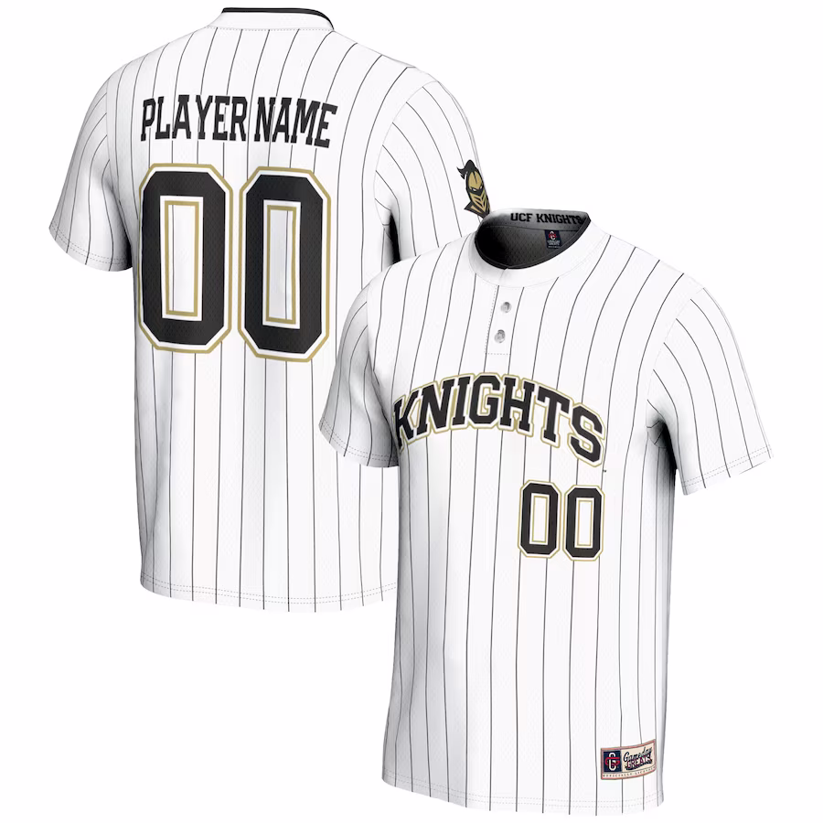 UCF Knights GameDay Greats NIL Pick-A-Player Lightweight Softball Jersey - White - Puhuasuan