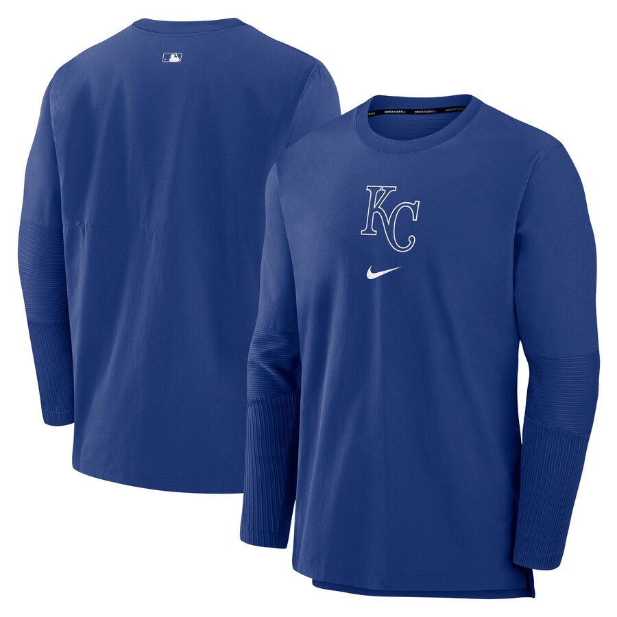 Men's Kansas City Royals Nike Royal Authentic Collection Player Performance Pullover Sweatshirt - Puhuasuan