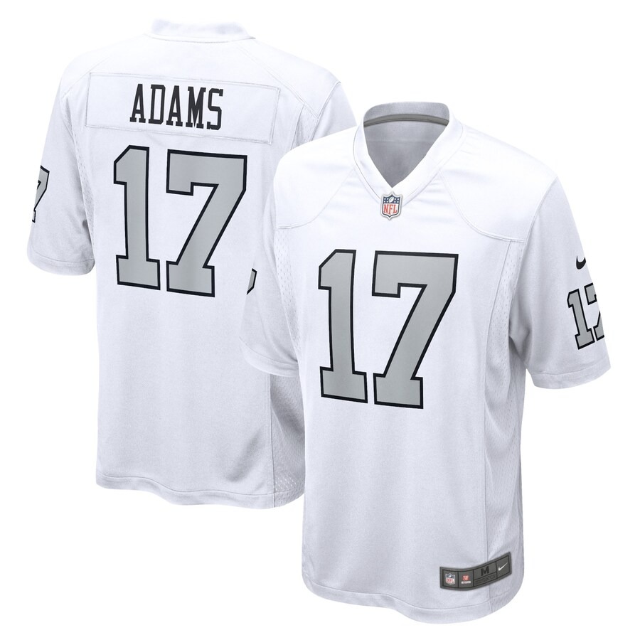 Men's Las Vegas Raiders Davante Adams Nike White Alternate Game Jersey - Puhuasuan