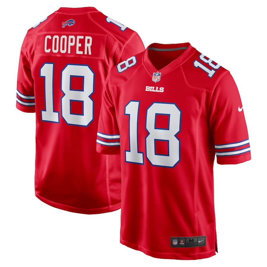 Men's Buffalo Bills Amari Cooper Nike Red 2nd Alternate Game Jersey - Puhuasuan
