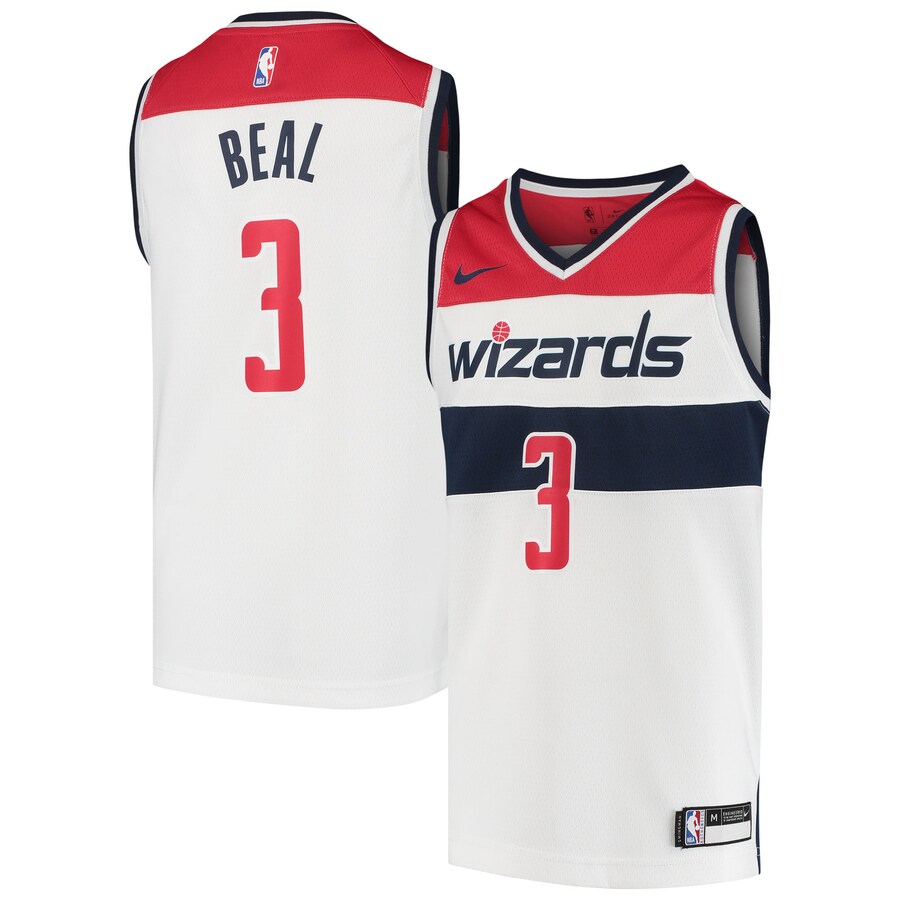 Youth Washington Wizards Bradley Beal Nike White Swingman Jersey - Statement Edition - Puhuasuan