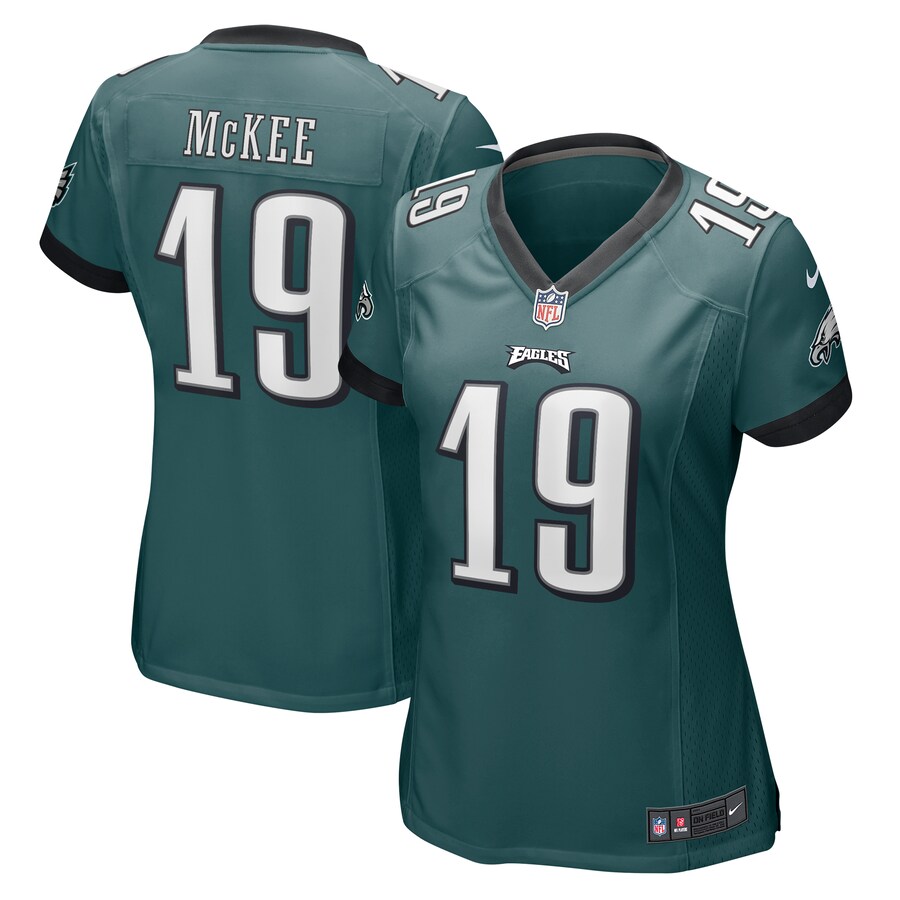 Women's Philadelphia Eagles Tanner McKee Nike Midnight Green Team Game Jersey - Puhuasuan