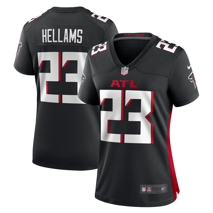 Women's Atlanta Falcons DeMarcco Hellams Nike Black Game Jersey - Puhuasuan
