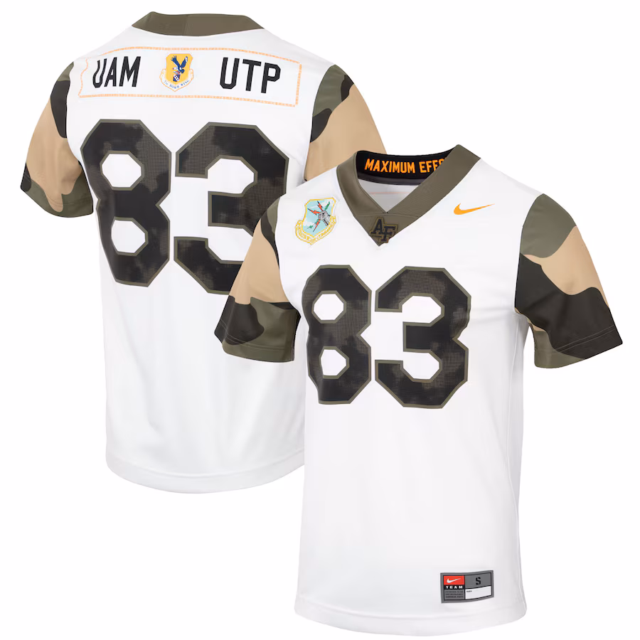 Men's Nike #83 White Air Force Falcons Special Game Replica Jersey - Puhuasuan