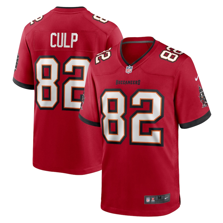 Men's Tampa Bay Buccaneers Devin Culp Nike Red Game Jersey - Puhuasuan