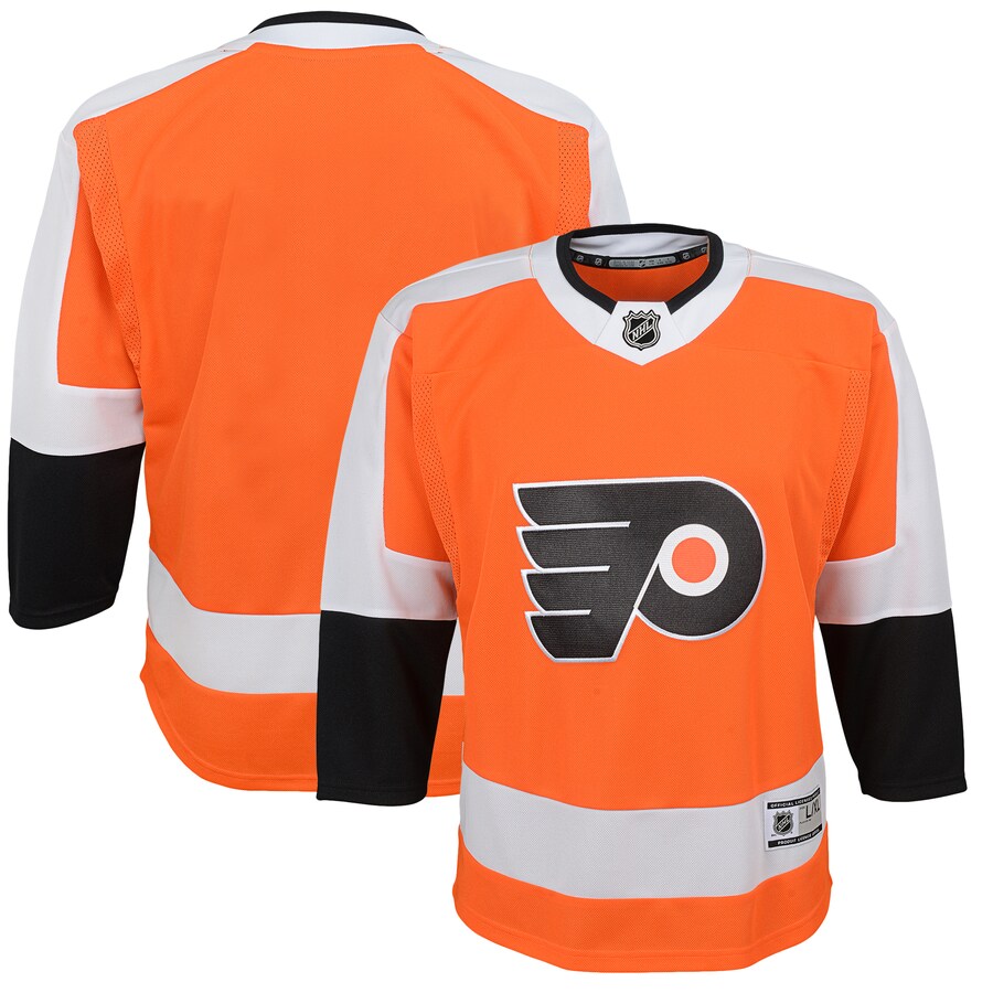 Youth Philadelphia Flyers Orange Home Premier Jersey - Puhuasuan