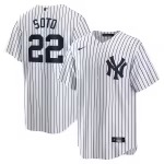 Men's New York Yankees Juan Soto Nike White Home Replica Player Jersey - Puhuasuan