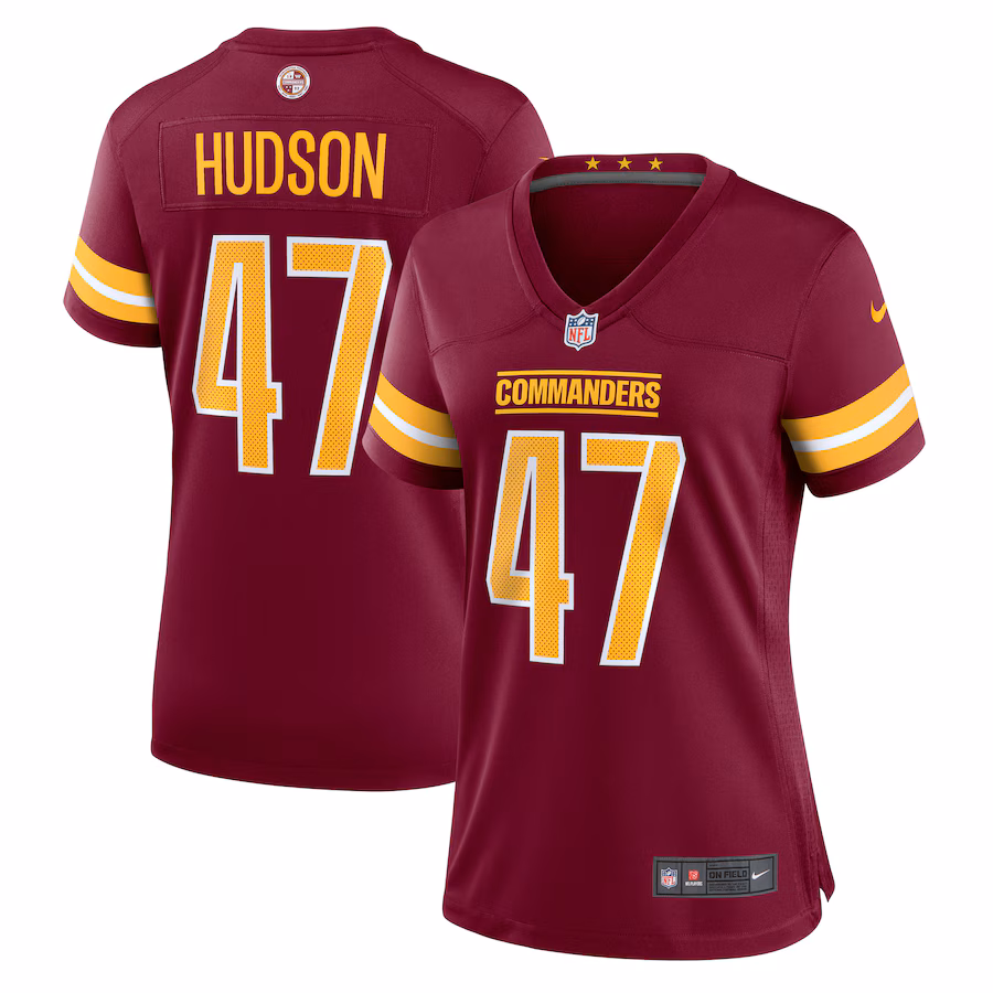 Women's Washington Commanders Khaleke Hudson Nike  Burgundy  Game Jersey - Puhuasuan